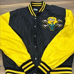 Icecream Yellow and Black Puffer Jacket